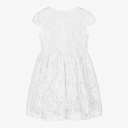 Guess-Girls White Floral Lace Dress | Childrensalon Outlet