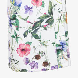 Guess-Белые брюки с цветами для девочек | Childrensalon Outlet