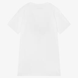 Guess-Girls White Jersey Dress | Childrensalon Outlet