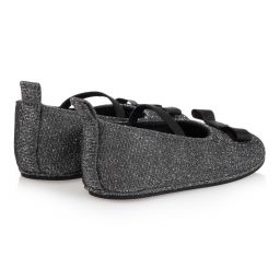 Guess-Grey Glitter Baby Shoes | Childrensalon Outlet