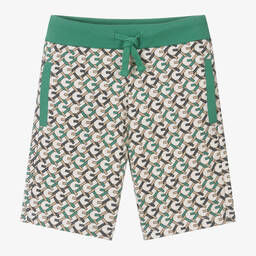 Guess-Junior Boys Beige Cotton Shorts | Childrensalon Outlet