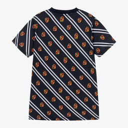 Guess-Junior Boys Black Cotton T-Shirt | Childrensalon Outlet