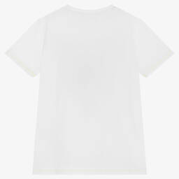Guess-Белая хлопковая футболка для мальчиков | Childrensalon Outlet