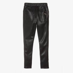 Guess-Junior Girls Black Faux Leather Leggings | Childrensalon Outlet