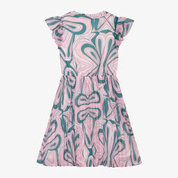 Guess-Junior Girls Pink Geometric Print Dress | Childrensalon Outlet