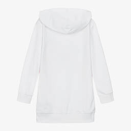 Guess-Белое платье-худи с цветами для девочек - подростков | Childrensalon Outlet