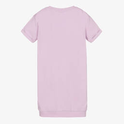 Guess-Lilac Purple Triangle Logo Dress | Childrensalon Outlet