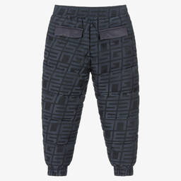 Guess-Navy Blue Padded Trousers | Childrensalon Outlet