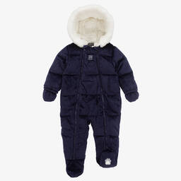 جيس-أوفرول للخروج مخمل مبطن لون كحلي للأطفال | Childrensalon Outlet