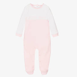 Guess-Розовый хлопковый комбинезон | Childrensalon Outlet