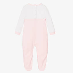 Guess-Розовый хлопковый комбинезон | Childrensalon Outlet