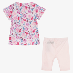 Guess-Топ в цветочек и розовые легинсы для малышей | Childrensalon Outlet