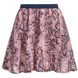 Guess Marciano-Pink Snakeskin Print Skirt | Childrensalon Outlet