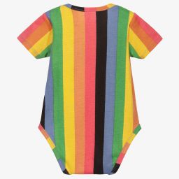 Guess-Rainbow Stripe Cotton Bodyvest | Childrensalon Outlet
