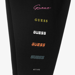 Guess-Teen Black Cycling Shorts | Childrensalon Outlet