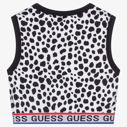 Guess-Teen Black Dalmatian Top | Childrensalon Outlet