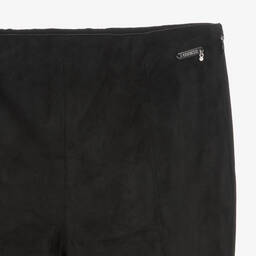 Guess-Teen Black Faux Suede Leggings | Childrensalon Outlet