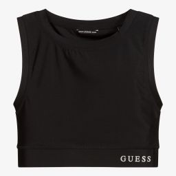 Guess-Черный спортивный топ для подростков | Childrensalon Outlet