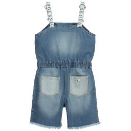 Guess-Джинсовый летний полукомбинезон для девушек | Childrensalon Outlet