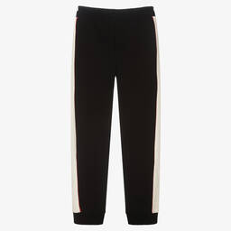 Guess-Teen Boys Black Joggers | Childrensalon Outlet