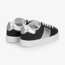 Guess-Teen Boys Black Logo Trainers | Childrensalon Outlet