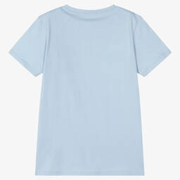 Guess-Голубая хлопковая футболка | Childrensalon Outlet