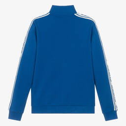 Guess-توب بسحّاب قطن جيرسي لون أزرق للمراهقين | Childrensalon Outlet