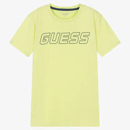 Guess-Зеленая футболка для подростков | Childrensalon Outlet