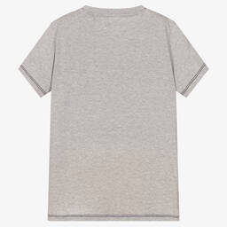 Guess-تيشيرت تينز ولادي قطن لون رمادي | Childrensalon Outlet