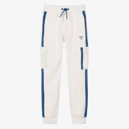 Guess-Кремовые джоггеры карго из джерси для мальчиков-подростков | Childrensalon Outlet