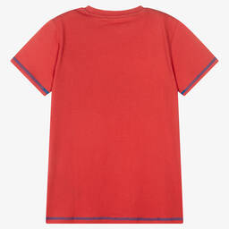 Guess-Красная хлопковая футболка | Childrensalon Outlet