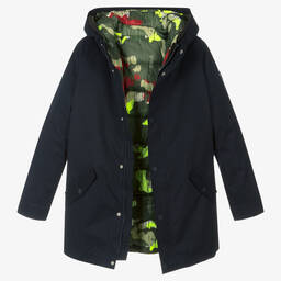 Guess-Teen Boys Reversible Coat | Childrensalon Outlet