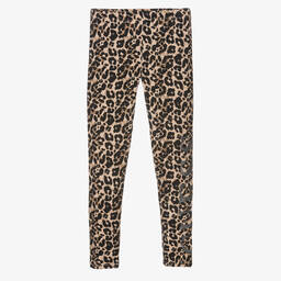 Guess-ليغنغز تينز بناتي قطن جيرسي لون بيج | Childrensalon Outlet