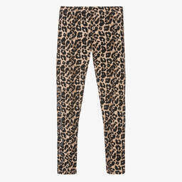 Guess-ليغنغز تينز بناتي قطن جيرسي لون بيج | Childrensalon Outlet