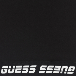 Guess-Черный укороченный топ для подростков | Childrensalon Outlet