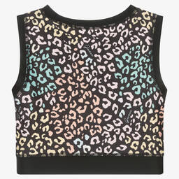 Guess-Черный укороченный топ для девочек-подростков | Childrensalon Outlet