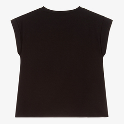 Guess-Черная футболка для подростков | Childrensalon Outlet