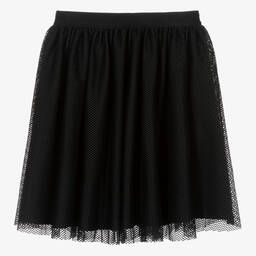 Guess-تنورة شبك لون أسود للمراهقات | Childrensalon Outlet