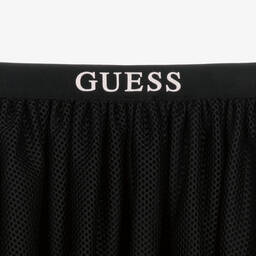 Guess-تنورة شبك لون أسود للمراهقات | Childrensalon Outlet