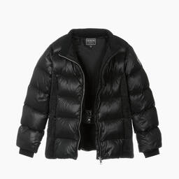 Guess-Teen Girls Black Puffer Jacket | Childrensalon Outlet