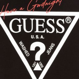 Guess-Teen Girls Black Short Pyjamas | Childrensalon Outlet
