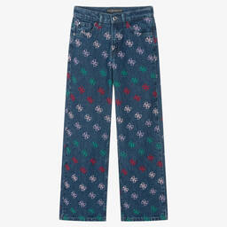 Guess-Синие джинсы  4G для девочек-подростков | Childrensalon Outlet