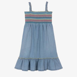 Guess-Голубой джинсовый сарафан | Childrensalon Outlet