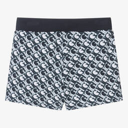 Guess-Teen Girls Blue & White Cotton Shorts | Childrensalon Outlet