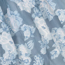 Guess-Бело-голубое платье из органзы | Childrensalon Outlet