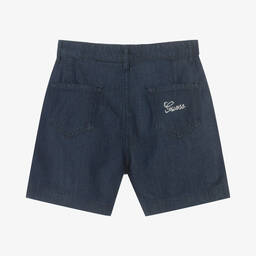 Guess-Teen Girls Dark Blue Denim Shorts | Childrensalon Outlet