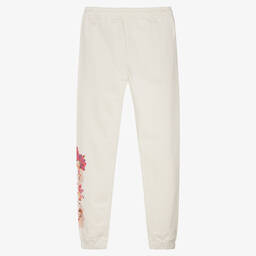Guess-Кремовые хлопковые джоггеры с цветами | Childrensalon Outlet