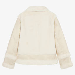 Guess-Кремовая куртка из искусственной замши | Childrensalon Outlet