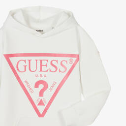 Guess-Teen Girls Ivory Logo Dress | Childrensalon Outlet