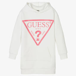 Guess-Teen Girls Ivory Logo Dress | Childrensalon Outlet